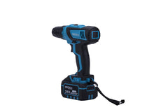 Akumulatorska bušilica–odvijač 21V 2Ah + set pribora