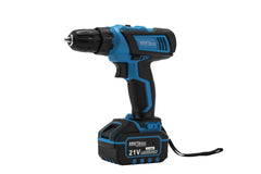 Akumulatorska bušilica–odvijač 21V 2Ah + set pribora