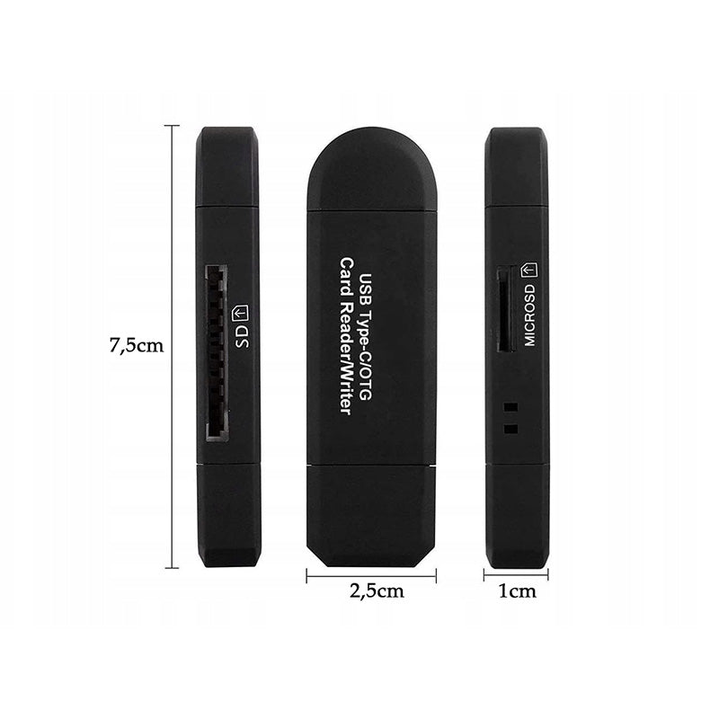 3u1 USB Čitač Kartica