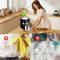 XL smart friteza na vrući zrak 8L – 1850W | Kraft&Dele