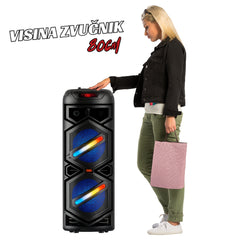 Ambijentalni LED zvučnik | RX-8240-80 CM + 2 mikrofona