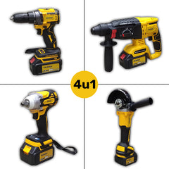 Trimax aku set alata 4u1