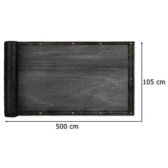 Zaštita od pogleda za balkon/terasu 105x500 cm