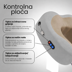 Vratni masažni jastuk