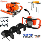 DEMON bušač rupa 5.2 KS + 3 Svrdla