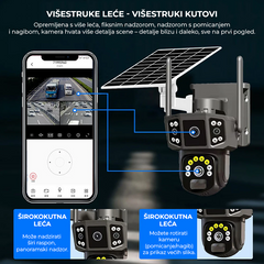 Defender 4G solarna dvostruka kamera HD 360