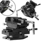 Dvoosni križni strojni škripac 100 mm