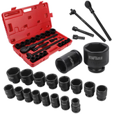 Račna + produžeci + udarne nasadne gedore 3/4" – KRAFT&DELE