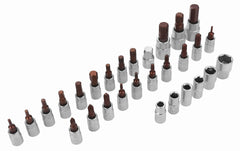 Mikro moment ključ 1/4" 5–25 Nm + set nastavaka (32 kom) | Kraft&Dele