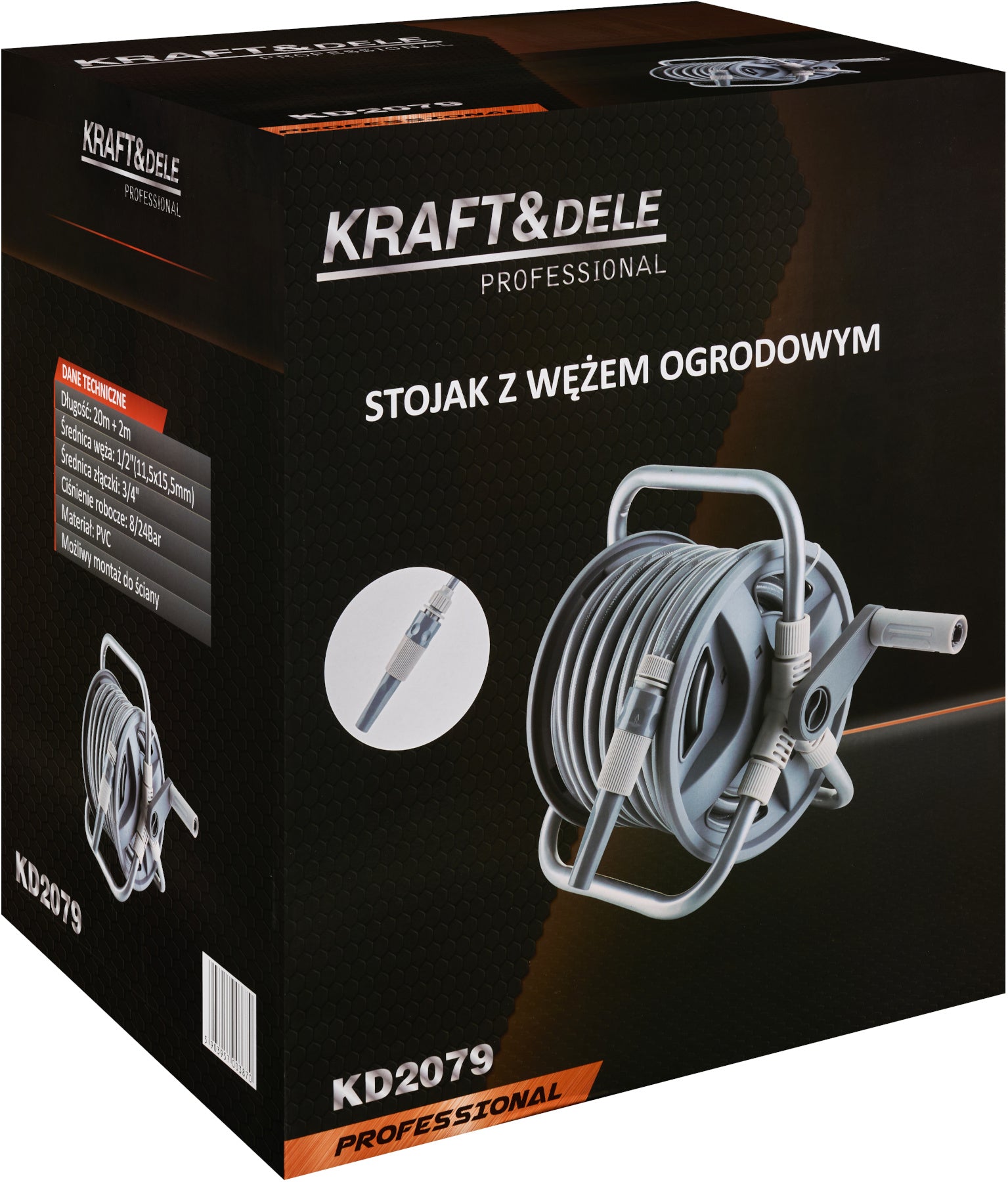 Stalak s crijevom 20 m + 2 m KD2079