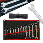 Set viljuškasto-okastih ključeva sa čegrtaljkom 12 kom