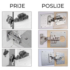 Korekcijska pločica za šarke 8 kom
