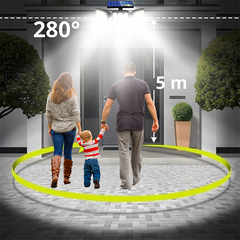 Solarna svjetiljka sa senzorom pokreta