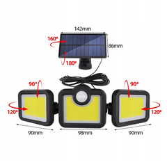 Solarna svjetiljka sa senzorom pokreta