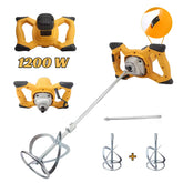 Mikser za beton, boju, gips, ljepilo 1200W + mješač GRATIS