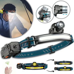 Several led svjetiljka za glavu – USB punjenje i senzor pokreta