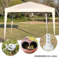 Metalni paviljon Party | 2,5 x 2,5m