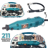 Mini brusilica sa setom nastavaka