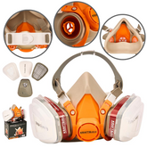 Respiratorna polumaska s ugljenim i prašinskim filtrima