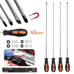 Set od 4 komada extra dugih odvijača 45 CM