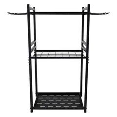 Stalak Za Vrtni Alat 81 x 43 x 30 cm Crni