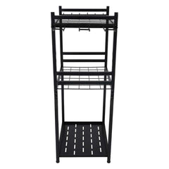 Stalak Za Vrtni Alat 81 x 43 x 30 cm Crni