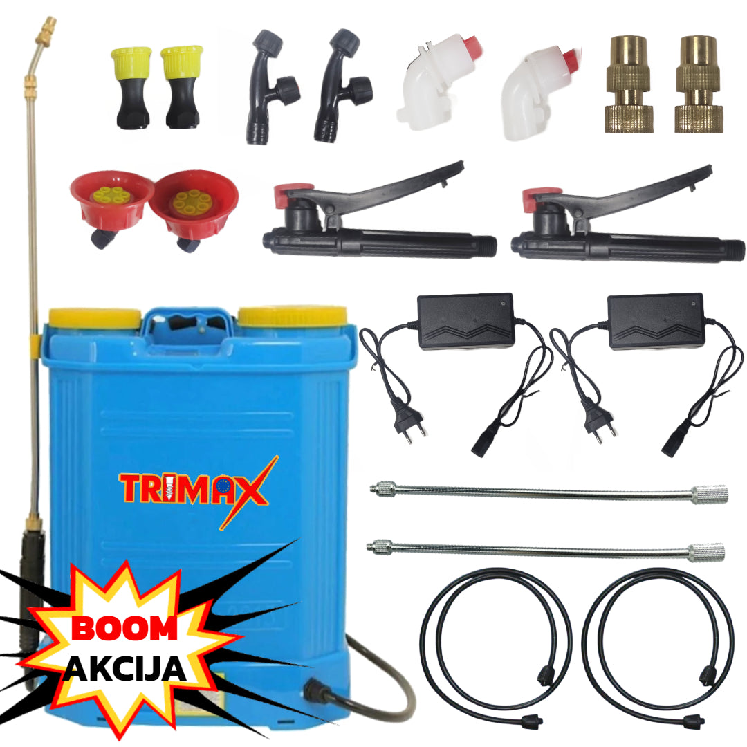 Trimax Leđna Aku Šprica 16 L (Dupla oprima)