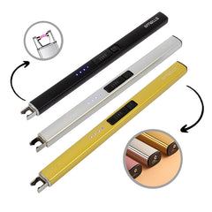 Dugi električni plazma upaljač USB-C zlatna