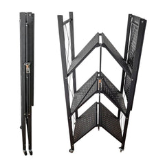 Sklopive police Metalne 125x71x34 cm, 200 kg