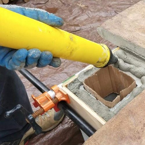 Ručna pumpa za cement ,fugiranje + 4 nastavci