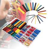 Komplet električnih konektora i termoskupljajuća cijev 678 kom