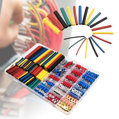 Komplet električnih konektora i termoskupljajuća cijev 678 kom