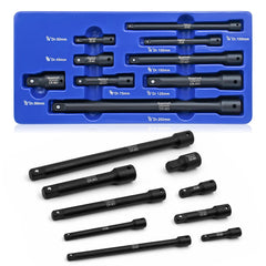 Produžetci za nasadne ključeve 1/4", 3/8", 1/2" | 9-dijelni