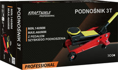 Niskoprofilna hidraulična dizalica za auto 3 t Kd386