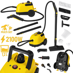 Parni čistač 2100W 1,2L - žuti