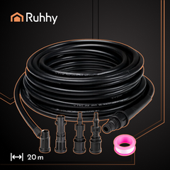 Crijevo za čišćenje kanalizacije – 20 m+4 adaptera