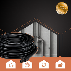 Crijevo za čišćenje kanalizacije – 20 m+4 adaptera