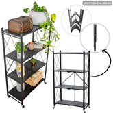 Sklopive police Metalne 125x71x34 cm, 200 kg