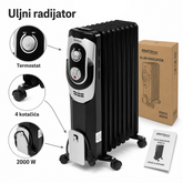 Uljni električni radijator s termostatom 2000 W KD6512