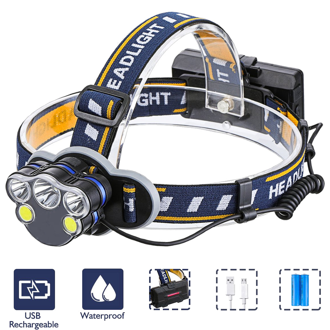Punjiva LED naglavna lampa