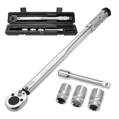 Moment kilo ključ 1/2″, 28-210 Nm s nastavcima