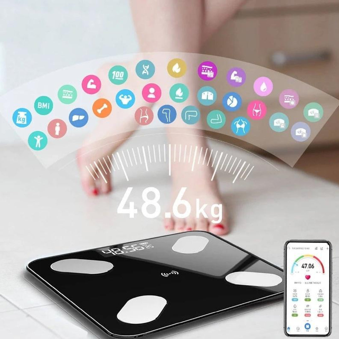 Pametna Digitalna vaga 180kg,Bluetooth