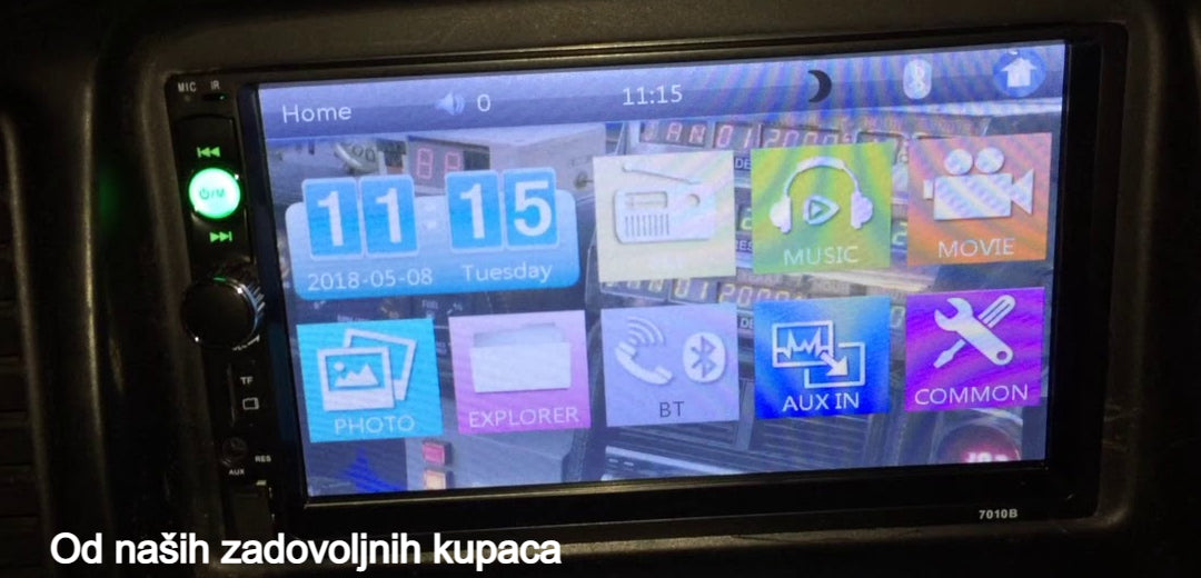 2 din Auto radio ekran 7" inčni LCD