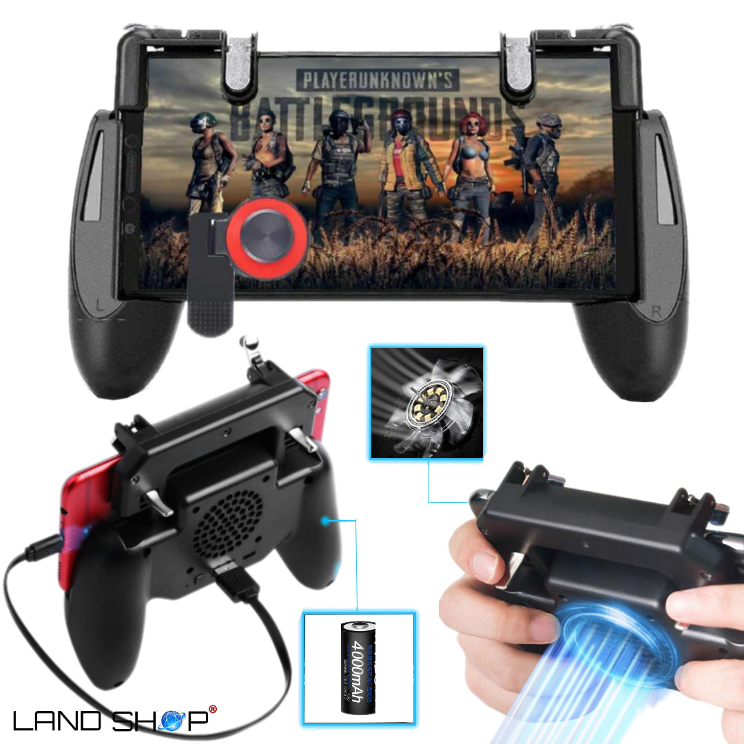 Gamepad s ventilatorom + Power bank 4000 mah