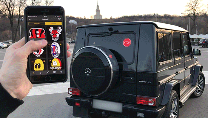 Led ekran animirani za automobil - BT
