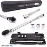 Moment kilo ključ 1/2″, 28-210 Nm s nastavcima