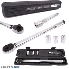 Moment kilo ključ 1/2″, 28-210 Nm s nastavcima