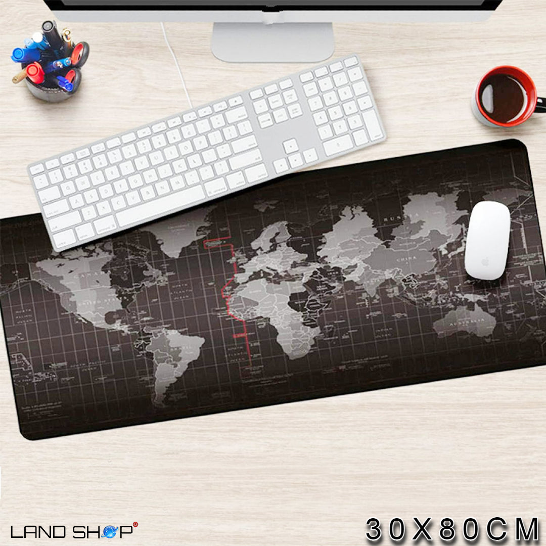 XXL Podloga za miš - Mapa svijeta 30X80CM
