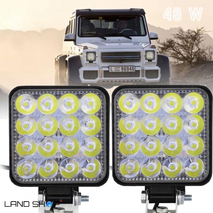 Led Radno Svjetlo 48W-6000K (PAR 2 KOM)