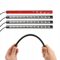 Set LED RGB traka za unutrašnjost automobila